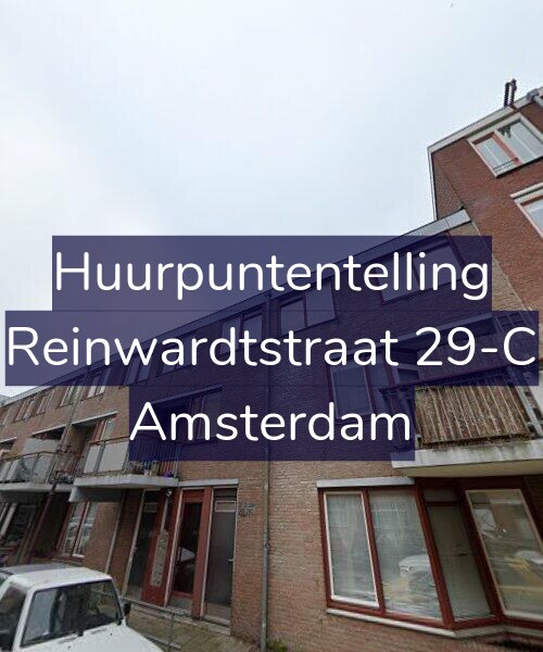 Foto gevel Huurpuntentelling voor Reinwardtstraat 29-C, Amsterdam