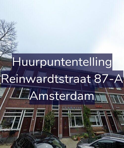 Foto gevel Huurpuntentelling voor Reinwardtstraat 87-A, Amsterdam