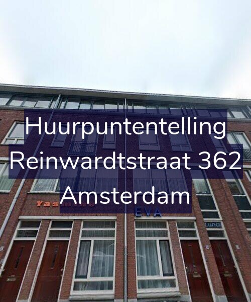 Foto gevel Huurpuntentelling voor Reinwardtstraat 362, Amsterdam