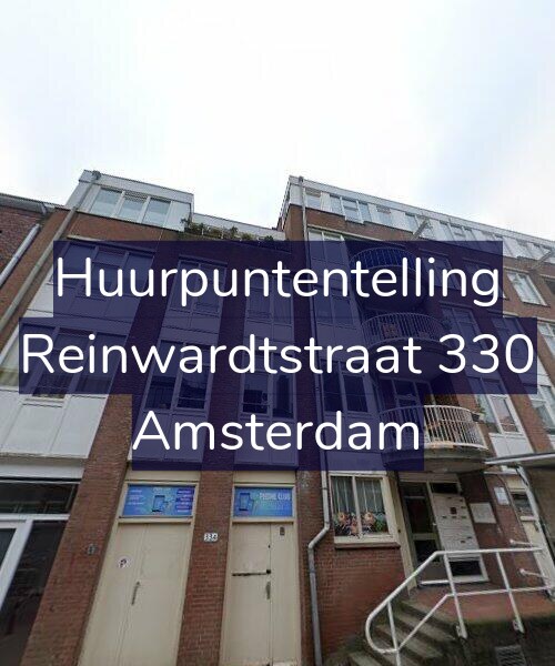 Foto gevel Huurpuntentelling voor Reinwardtstraat 330, Amsterdam