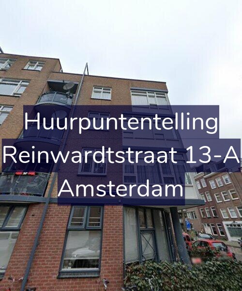 Foto gevel Huurpuntentelling voor Reinwardtstraat 13-A, Amsterdam