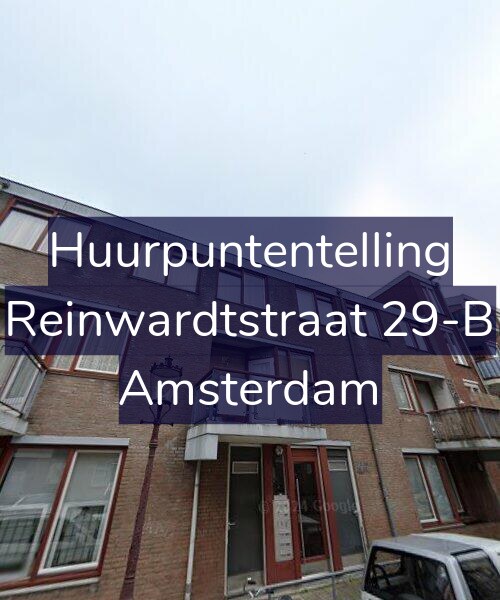 Foto gevel Huurpuntentelling voor Reinwardtstraat 29-B, Amsterdam