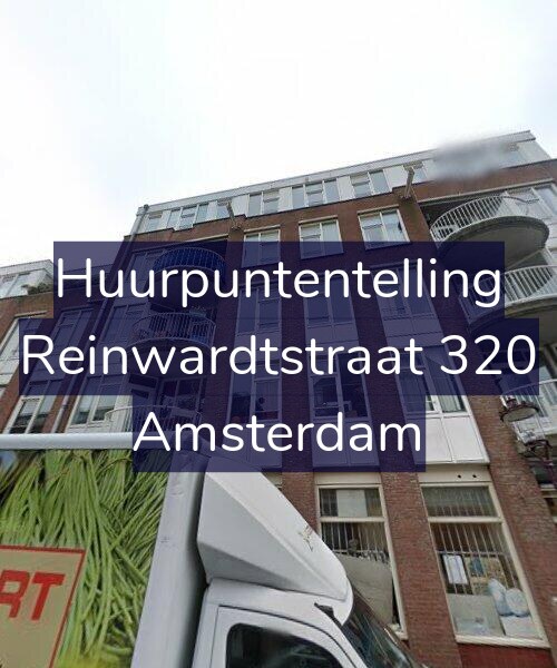 Foto gevel Huurpuntentelling voor Reinwardtstraat 320, Amsterdam