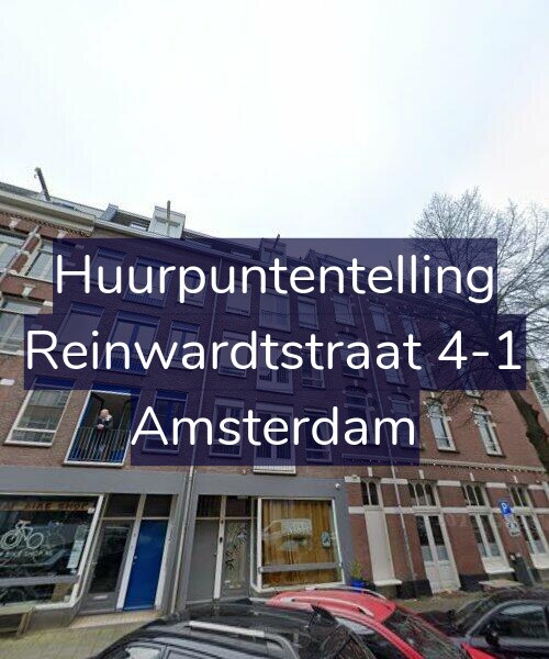 Foto gevel Huurpuntentelling voor Reinwardtstraat 4-1, Amsterdam