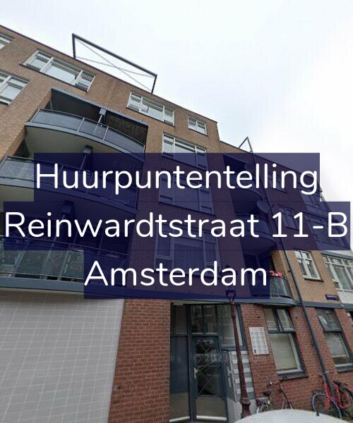 Foto gevel Huurpuntentelling voor Reinwardtstraat 11-B, Amsterdam