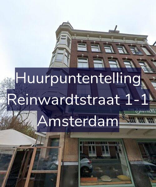 Foto gevel Huurpuntentelling voor Reinwardtstraat 1-1, Amsterdam