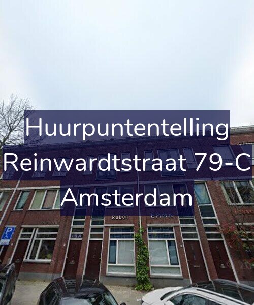 Foto gevel Huurpuntentelling voor Reinwardtstraat 79-C, Amsterdam