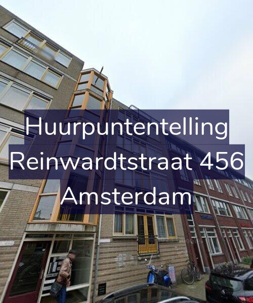 Foto gevel Huurpuntentelling voor Reinwardtstraat 456, Amsterdam