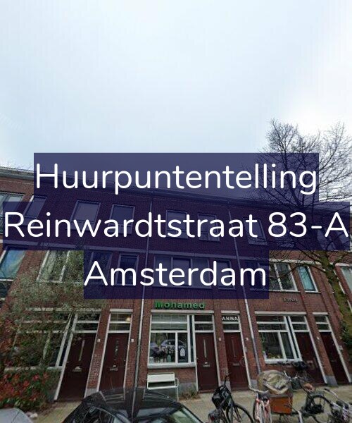 Foto gevel Huurpuntentelling voor Reinwardtstraat 83-A, Amsterdam