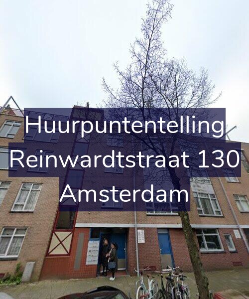 Foto gevel Huurpuntentelling voor Reinwardtstraat 130, Amsterdam