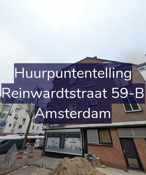 Foto gevel Huurpuntentelling voor Reinwardtstraat 59-B, Amsterdam