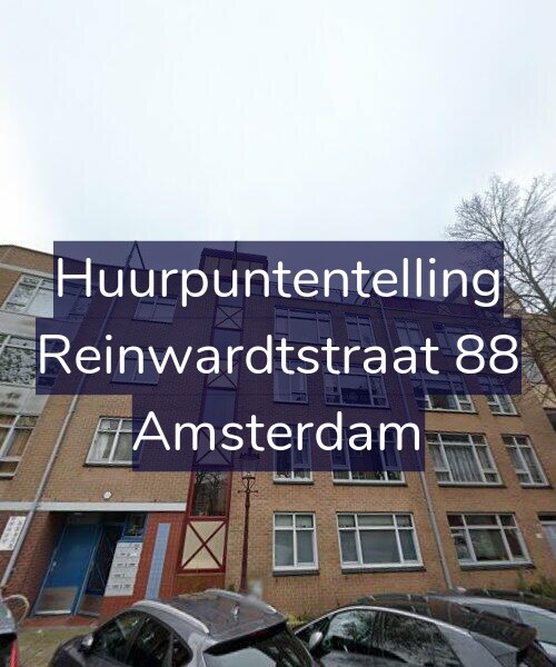 Foto gevel Huurpuntentelling voor Reinwardtstraat 88, Amsterdam