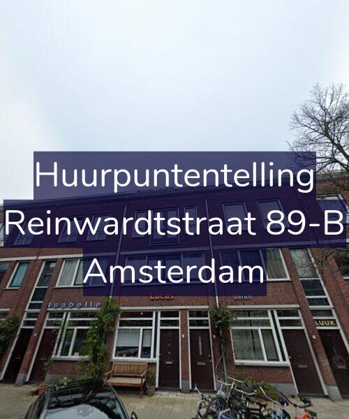 Foto gevel Huurpuntentelling voor Reinwardtstraat 89-B, Amsterdam