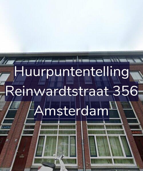 Foto gevel Huurpuntentelling voor Reinwardtstraat 356, Amsterdam