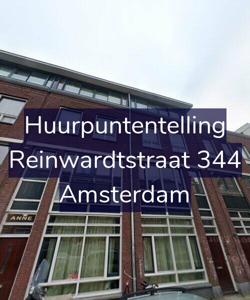 Foto gevel Huurpuntentelling voor Reinwardtstraat 344, Amsterdam
