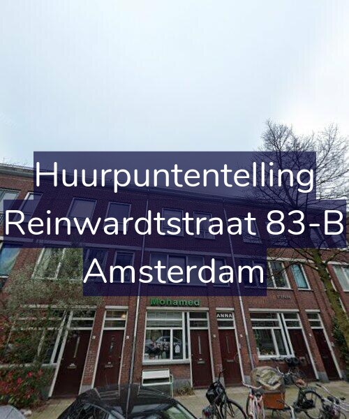 Foto gevel Huurpuntentelling voor Reinwardtstraat 83-B, Amsterdam