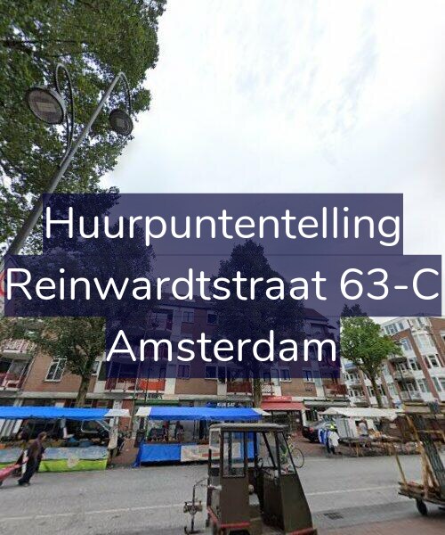 Foto gevel Huurpuntentelling voor Reinwardtstraat 63-C, Amsterdam