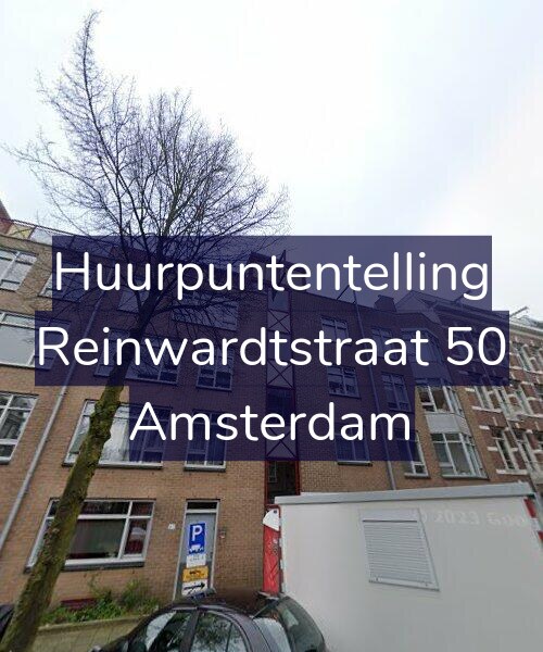 Foto gevel Huurpuntentelling voor Reinwardtstraat 50, Amsterdam