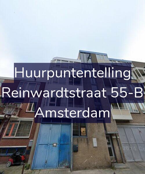 Foto gevel Huurpuntentelling voor Reinwardtstraat 55-B, Amsterdam