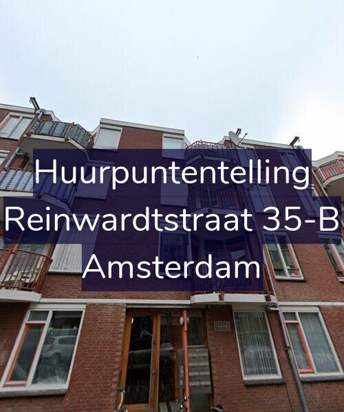 Foto gevel Huurpuntentelling voor Reinwardtstraat 35-B, Amsterdam