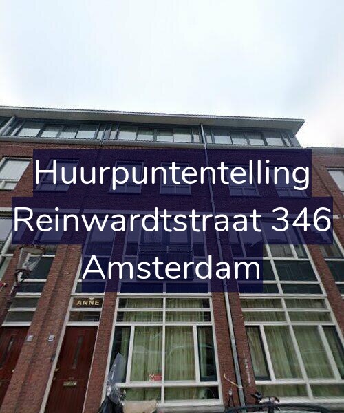 Foto gevel Huurpuntentelling voor Reinwardtstraat 346, Amsterdam