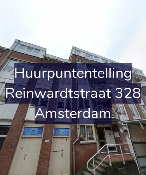 Foto gevel Huurpuntentelling voor Reinwardtstraat 328, Amsterdam