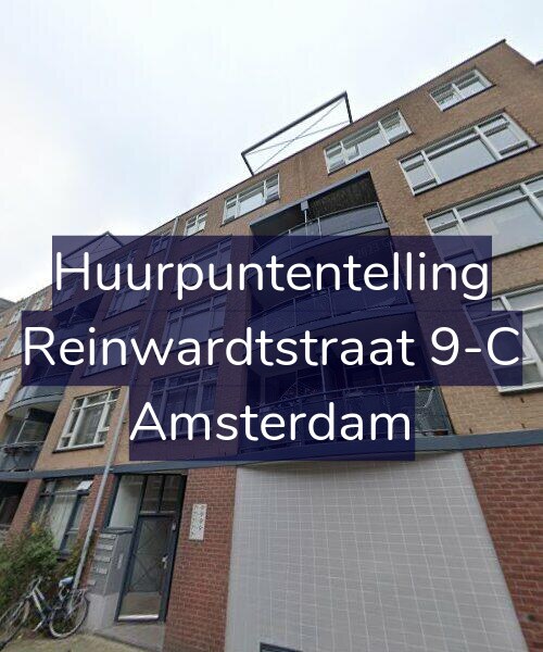 Foto gevel Huurpuntentelling voor Reinwardtstraat 9-C, Amsterdam