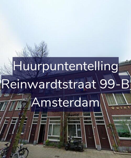 Foto gevel Huurpuntentelling voor Reinwardtstraat 99-B, Amsterdam