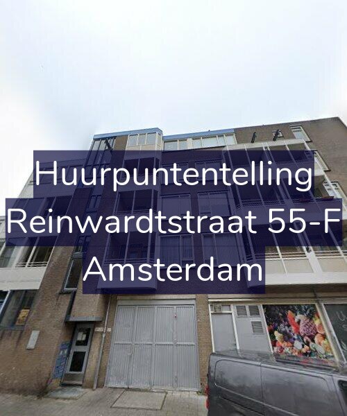 Foto gevel Huurpuntentelling voor Reinwardtstraat 55-F, Amsterdam