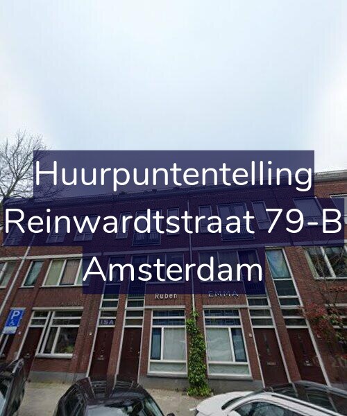 Foto gevel Huurpuntentelling voor Reinwardtstraat 79-B, Amsterdam