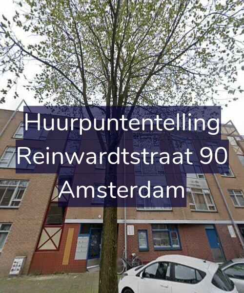 Foto gevel Huurpuntentelling voor Reinwardtstraat 90, Amsterdam