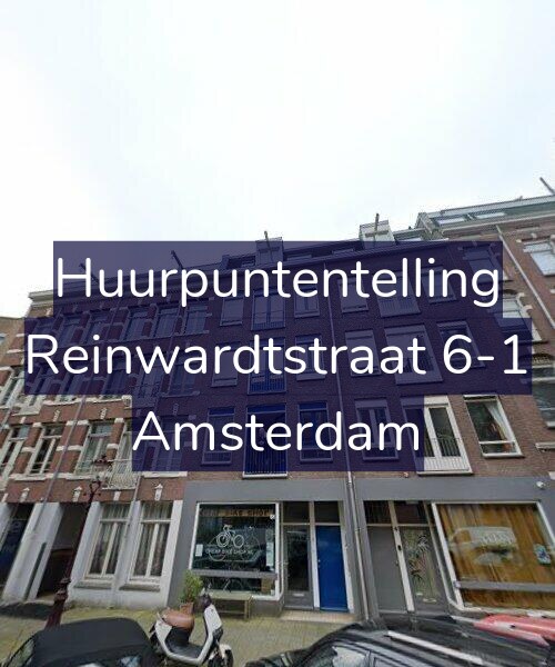 Foto gevel Huurpuntentelling voor Reinwardtstraat 6-1, Amsterdam