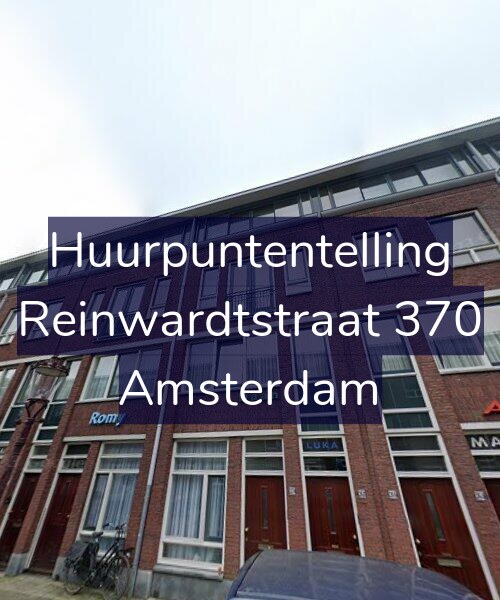 Foto gevel Huurpuntentelling voor Reinwardtstraat 370, Amsterdam