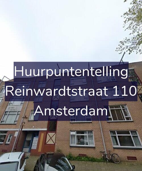 Foto gevel Huurpuntentelling voor Reinwardtstraat 110, Amsterdam