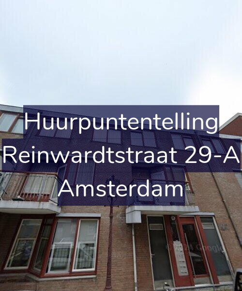 Foto gevel Huurpuntentelling voor Reinwardtstraat 29-A, Amsterdam