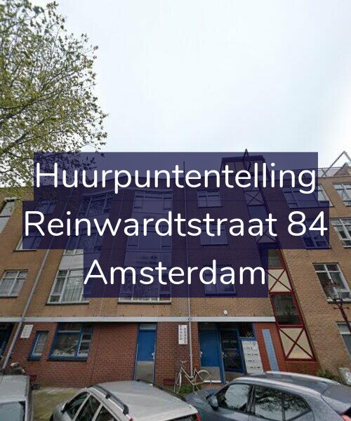 Foto gevel Huurpuntentelling voor Reinwardtstraat 84, Amsterdam