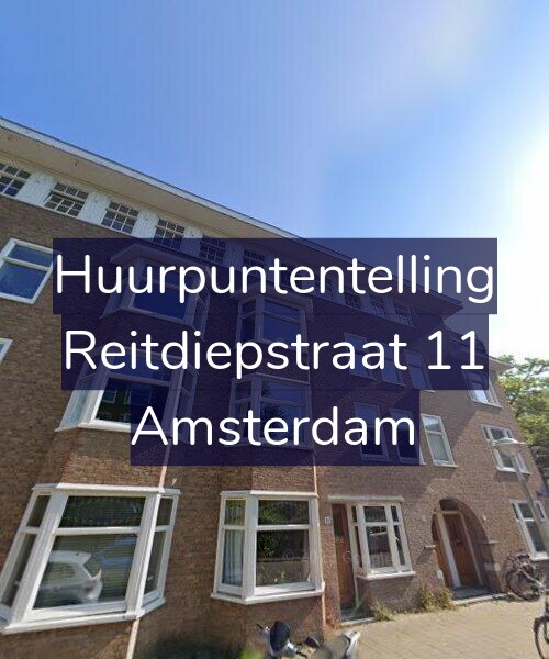 Foto gevel Huurpuntentelling voor Reitdiepstraat 11, Amsterdam