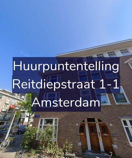 Foto gevel Huurpuntentelling voor Reitdiepstraat 1-1, Amsterdam