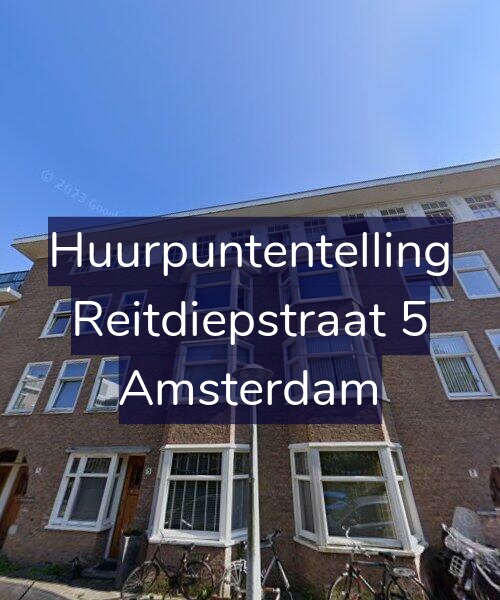 Foto gevel Huurpuntentelling voor Reitdiepstraat 5, Amsterdam