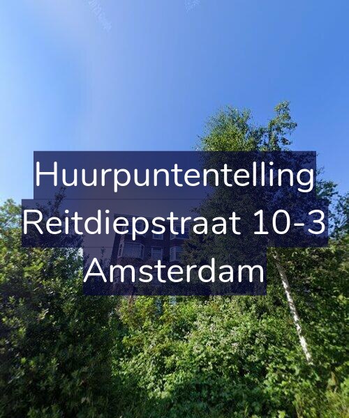 Foto gevel Huurpuntentelling voor Reitdiepstraat 10-3, Amsterdam