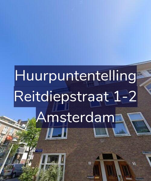 Foto gevel Huurpuntentelling voor Reitdiepstraat 1-2, Amsterdam