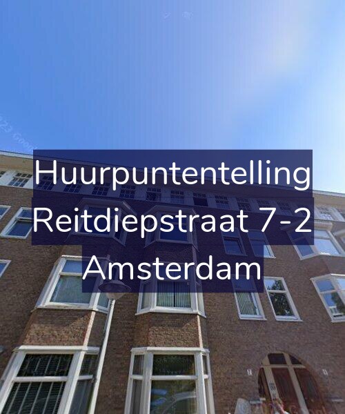 Foto gevel Huurpuntentelling voor Reitdiepstraat 7-2, Amsterdam