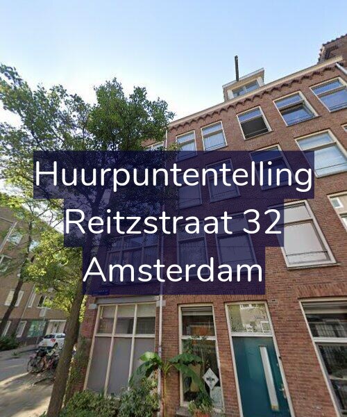 Foto gevel Huurpuntentelling voor Reitzstraat 32, Amsterdam