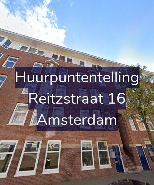 Foto gevel Huurpuntentelling voor Reitzstraat 16, Amsterdam