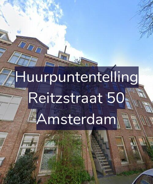 Foto gevel Huurpuntentelling voor Reitzstraat 50, Amsterdam