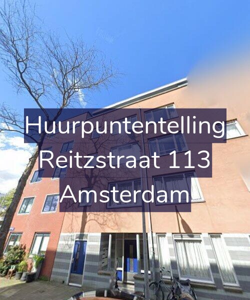 Foto gevel Huurpuntentelling voor Reitzstraat 113, Amsterdam