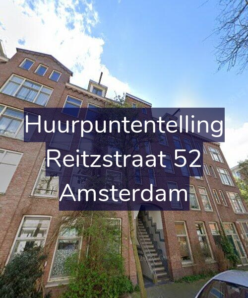 Foto gevel Huurpuntentelling voor Reitzstraat 52, Amsterdam