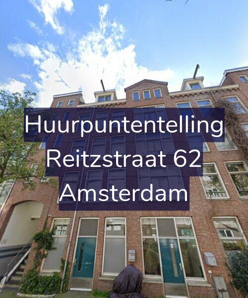 Foto gevel Huurpuntentelling voor Reitzstraat 62, Amsterdam