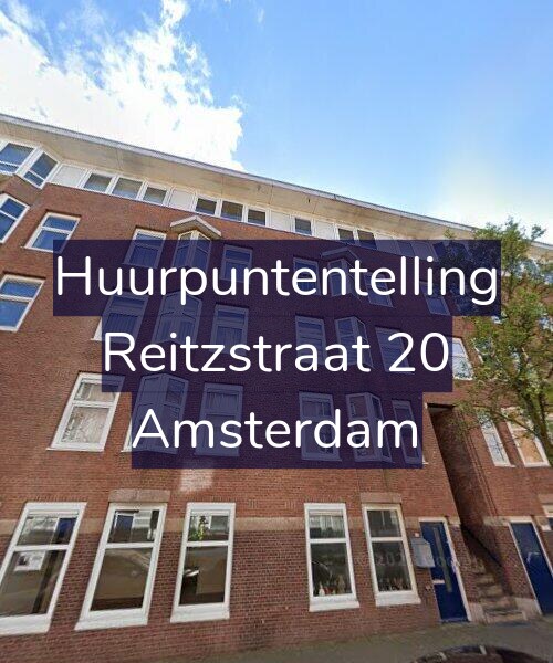 Foto gevel Huurpuntentelling voor Reitzstraat 20, Amsterdam