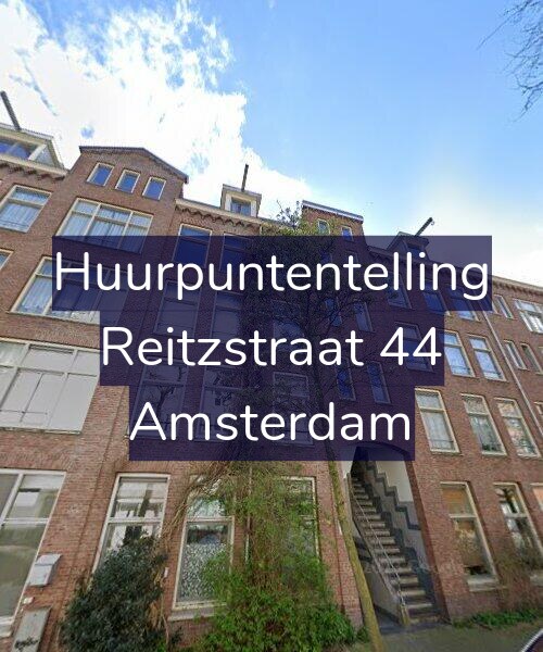 Foto gevel Huurpuntentelling voor Reitzstraat 44, Amsterdam